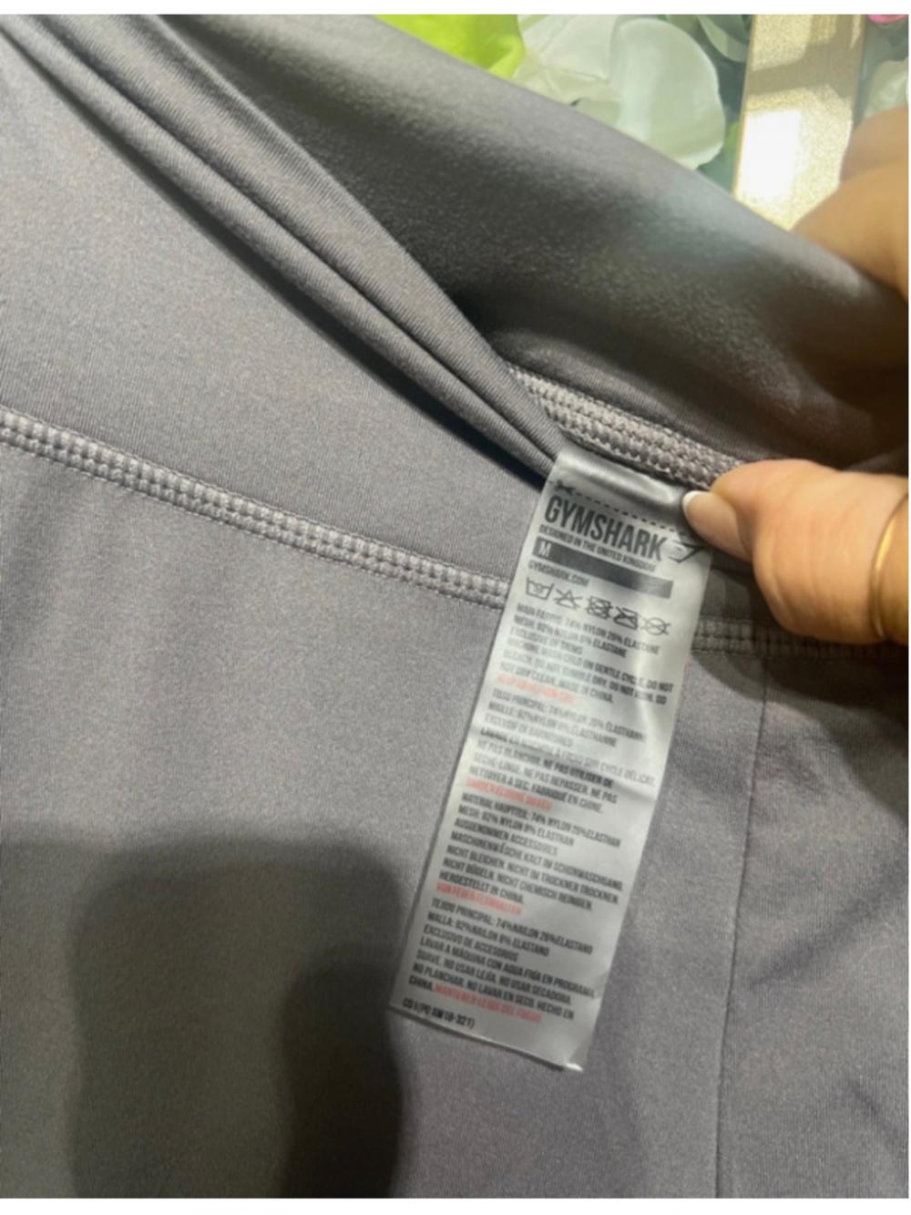 Gymshark Empower leggings Slate Lavender High Waisted size Medium - Picture 4 of 4